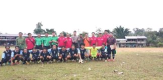 Suasana Final Sepak Bola Kuala Behe Kondusif