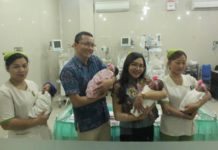 Langka, Bayi Kembar Empat Hasil Program Bayi Tabung