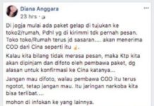 Heboh Paket Gelap di Jogja