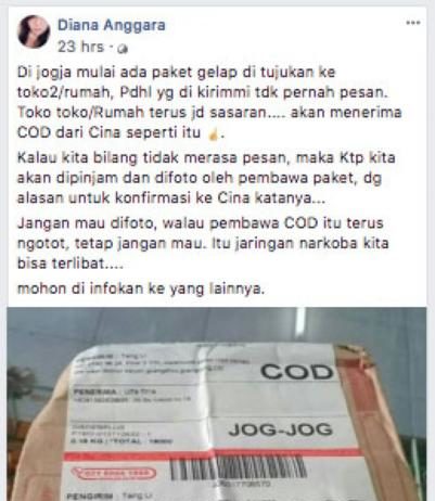 Heboh Paket Gelap di Jogja