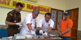 29 Paket Sabu Blue Ice Dimusnahkan