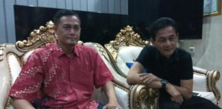 Haul Sultan Syarif Abdurrahman Alkadrie ke 217 BERI KETERANGAN. Sultan Pontianak Syarif Machmud Melvin Alkadrie dan Pangeran Sri Negara Syarif Mahmud Alkadrie menjelaskan agenda Haul Sultan Syarif Abdurrahman Alkadrie ke 217, Selasa (4/9). Maulidi Murni-RK