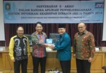 Terima E-Arsip, Pemprov Berharap OPD Miliki Arsiparis