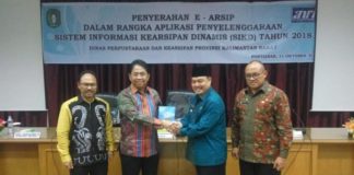 Terima E-Arsip, Pemprov Berharap OPD Miliki Arsiparis