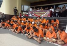 126 Penjahat dan 92 Kendaraan Diamankan