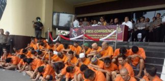 126 Penjahat dan 92 Kendaraan Diamankan