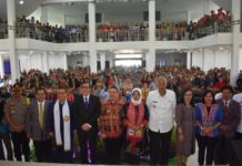 Yasonna: Kaum Bapak Jadi Inovator dan Pelayan Gereja