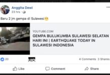 Muncul Kabar Keliru Gempa Bulukumba