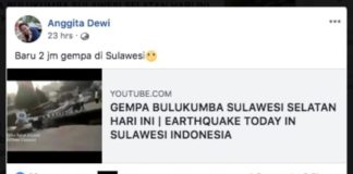 Muncul Kabar Keliru Gempa Bulukumba