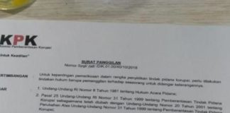 Surat Panggilan Palsu untuk Tito
