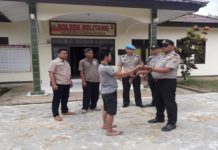 Sadar Hukum, Sunardi Serahkan Lantak ke Polisi