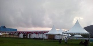 Persiapan Singkawang Expo Capai 90 Persen HAMPIR RAMPUNG. Persiapan panitia dalam rangka Singkawang Expo 2018 di stadion Kridasana, Singkawang, Rabu (10/10). Suhendra-RK