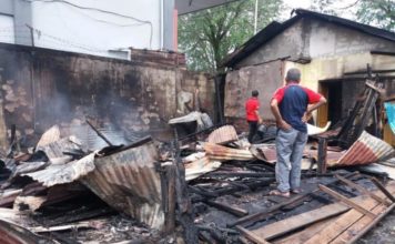 Diduga Depresi, Bapak Dua Anak Bakar Kiosnya