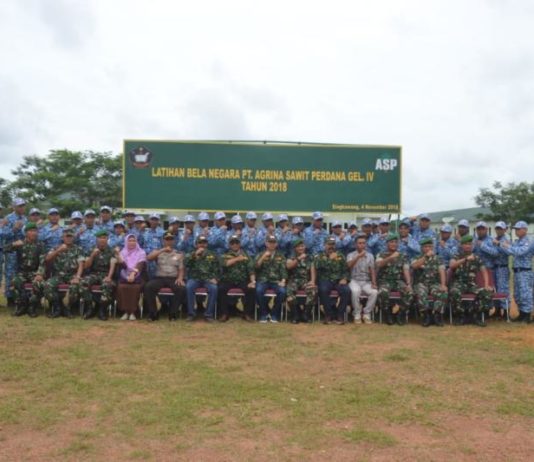 60 Karyawan PT Rana Wastu Kencana Ikuti Pelatihan Bela Negara