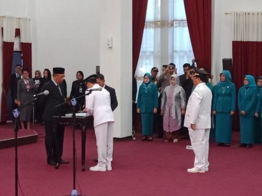 Sah! Edi Kamtono Dilantik Jadi Walikota