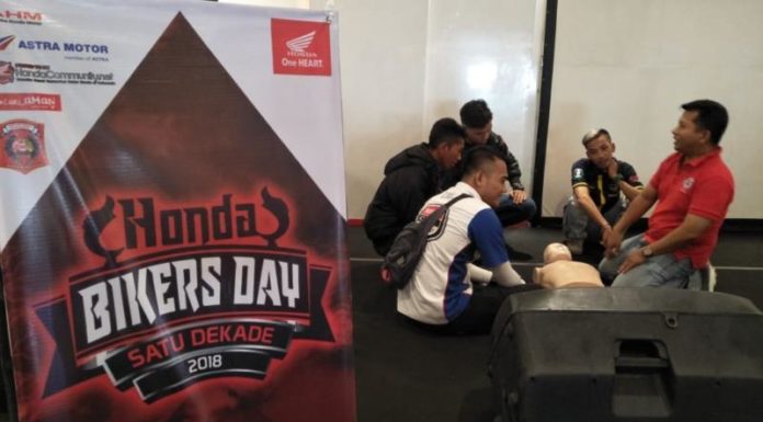 Komunitas Honda Kalbar Dalami Materi Basic Life Support