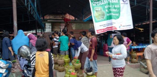 Pertamina Gelar Operasi Pasar Gas LPG 3 Kg