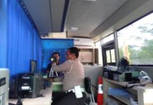 Melayani Tiga Jam, SIM Keliling Cetak 90-100 Kartu SIM Perhari