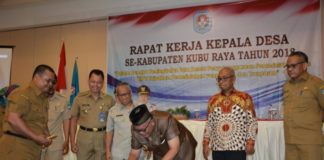 Bupati Rusman Ali Resmikan Desa Persiapan Simpang Raya