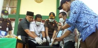 Kejari Musnahkan 105, 8 gram Sabu dan Barang Bukti