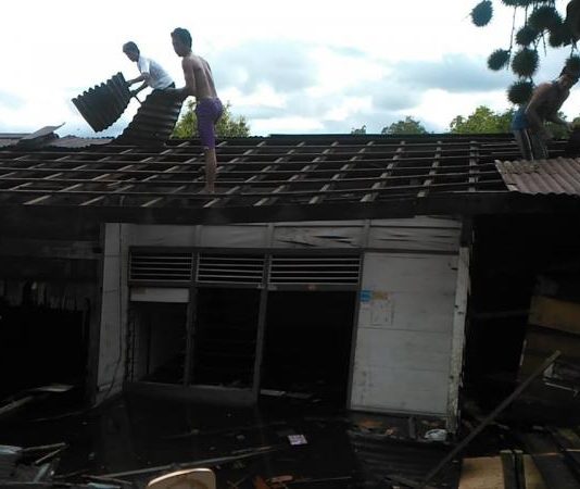 Abrasi, Rumah Rusak Parah