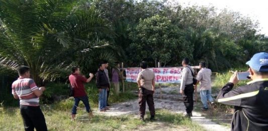 Pemagaran Jalan PT GRS Akhirnya Dibuka Melalui Pengamanan Kepolisian