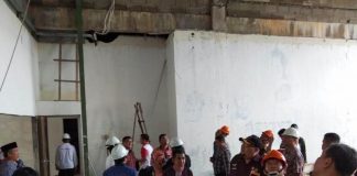Progres Pembangunan Kantor Bupati Melawi 95,4 Persen