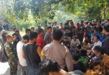 Pekerja PETI Datangi Kantor Resort Konservasi Mandor