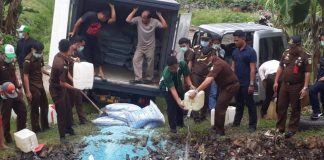 3 Kg Narkoba dan 16 Ton Pupuk Dimusnahkan