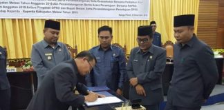 APBD Melawi 2019 Disahkan Rp1,173 Triliun