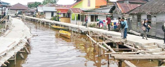 Kawasan Kumuh di Pontianak 38 Hektare