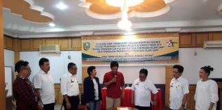 Elpagar Serahkan Aplikasi E-Sawit ke Pemkab Sanggau