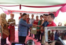 Megi Bersyukur Tanahnya Bersertifikat