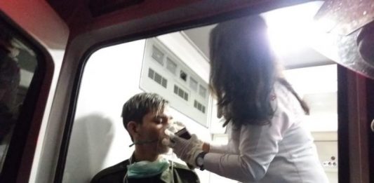 Kebakaran Besar, Sejumlah Pemadam Pontianak Sesak Nafas, Syukurlah PMI Sigap