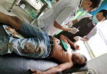 Pasutri Warga Jalan Dharma Putra Dibacok Tetangga Sendiri