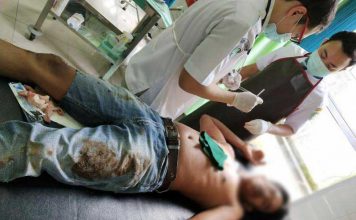 Pasutri Warga Jalan Dharma Putra Dibacok Tetangga Sendiri