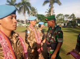 Selesai Tugas di Lebanon, Tiga Prajurit Paldam Kembali ke Bumi Khatulistiwa