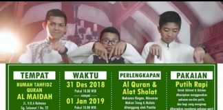 Mari Isi Malam Pergantian Tahun Bersama Rumah Tahfidz Quran Al Maidah