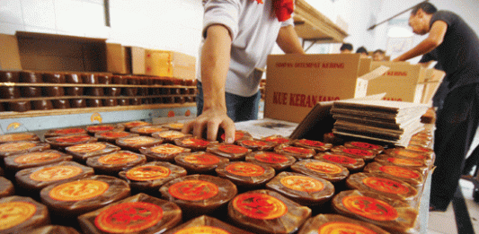 1 Ton Kue Keranjang Meriahkan Capgome