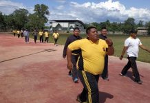 Polisi Obesitas Digenjot Lari