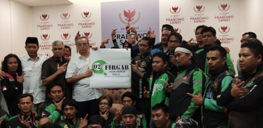 Komunitas Ojol Bakal Nobatkan Prabowo sebagai Ketua Dewan Pembina
