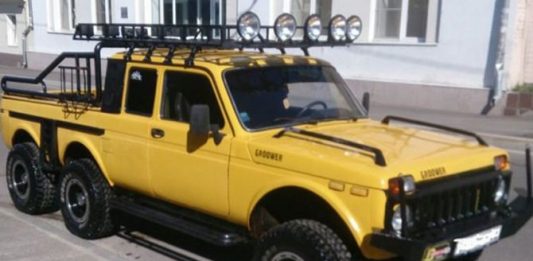 Niva Lada, Modifikasi Truk Roda 6 Asal Rusia