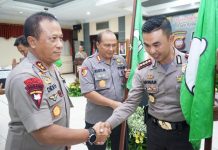 Banyak Ungkap Kasus, Polresta Pontianak Diberi Bendera Jempol