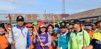 Kapolres hingga Sekda ‘Bersih-Bersih’ Pasar Masuka