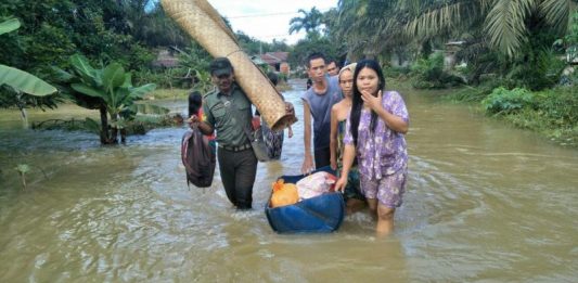Banjir ‘Langka’ Rendam Tiga Desa di Sanggau
