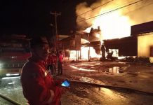 Sintang Membara, 10 Ruko Hangus