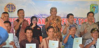 Jarot: Sertifikat Tanah Jangan Sampai Hilang