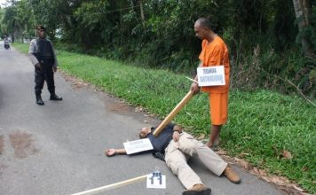 Rekonstruksi Dua Kasus Pembunuhan