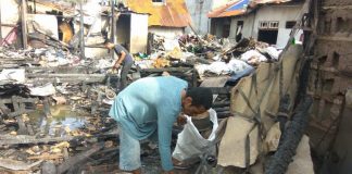 Harta Ludes, Tempat Tinggal Sisakan Puing-puing