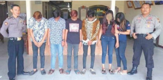 Polisi Amankan 6 Remaja yang Ngelem di Pinggir Jalan